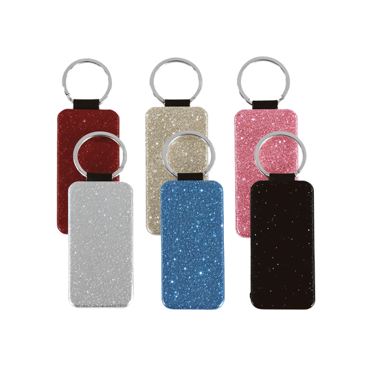 HandCrafted Pet Face Keychain, Glossy Sparkle, Multi-Colors